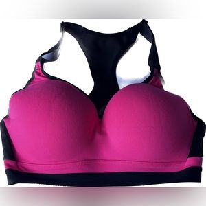 Victoria Secret VSX Sports Bra Size 34D Pink and Black